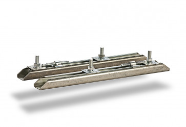 Steel motor slide rails